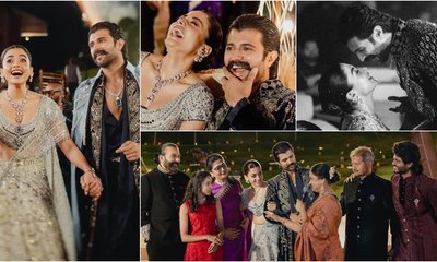 ಸಂಗೀತ್‌ ಪಾರ್ಟಿಯಲ್ಲಿ ರಾತ್ರಿಯಿಡೀ ಕುಣಿದು ಕುಪ್ಪಳಿಸಿದ ವಿಜಯ್ - ರಶ್ಮಿಕಾ