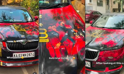 ಆರ್‌ಸಿಬಿ ತಂಡದ ಹೀಗೊಬ್ಬ ಅಭಿಮಾನಿ; ವಿಡಿಯೊ ವೈರಲ್‌