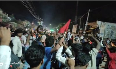 ಬಾಗೇಪಲ್ಲಿಯಲ್ಲಿ ವಿರಾಟ್ ಕೊಹ್ಲಿಯ ಅಭಿಮಾನಿಗಳ ವಿಜಯೋತ್ಸವ