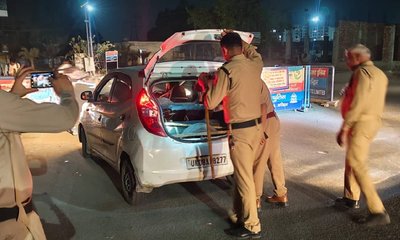 ಚಲಿಸುತ್ತಿದ್ದ ಕಾರಿನಲ್ಲಿ ಯುವಕರ ಡೇಂಜರಸ್‌ ಸ್ಟಂಟ್‌; ಕೊನೆಗೆ ಆಗಿದ್ದೇನು?