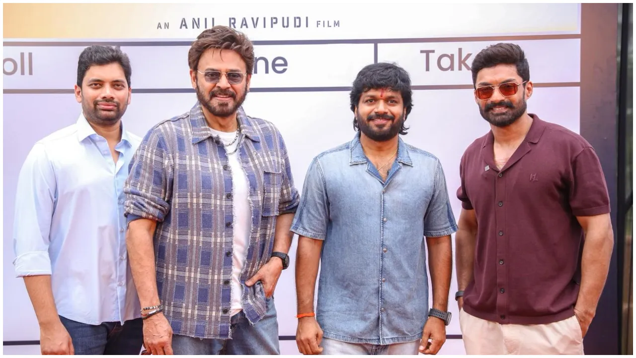 Photos: ʻವಿಕ್ಟರಿʼ ವೆಂಕಟೇಶ್ - ನಂದಮೂರಿ ಕಲ್ಯಾಣ್ ರಾಮ್ ಹೊಸ ಸಿನಿಮಾಗೆ ಮುಹೂರ್ತ; ನಾಯಕಿಯರಾಗಿ ಕೀರ್ತಿ‌ ಸುರೇಶ್ - ಕೃತಿ ಶೆಟ್ಟಿ - Image 3
