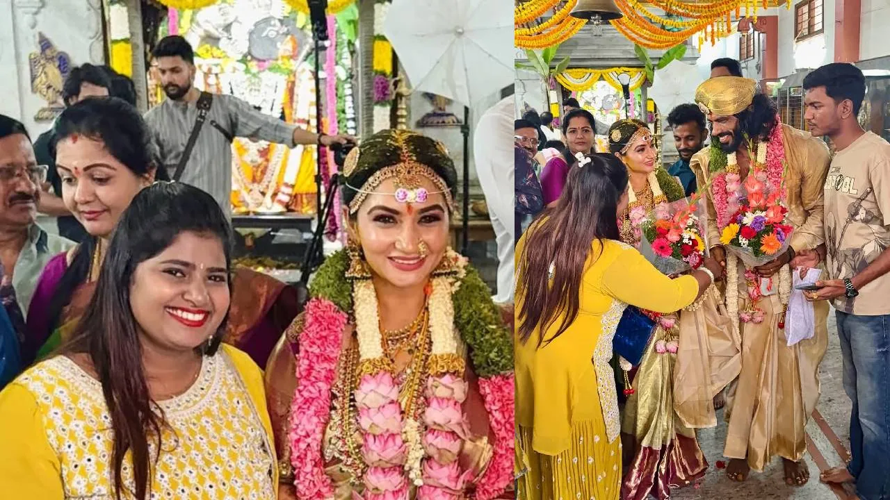 Amruthavarshini actress Rajini: ಜಿಮ್ ಟ್ರೈನರ್ ಅರುಣ್ ಜೊತೆ ನಟಿ ರಜಿನಿ ಮದುವೆ: ಫೋಟೋಸ್ ಇಲ್ಲಿದೆ! - Image 3