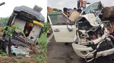 ಬಸವನ ಬಾಗೇವಾಡಿ ಸಮೀಪ ಭೀಕರ ಅಪಘಾತ, 6 ಮಂದಿ ದುರ್ಮರಣ