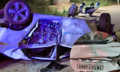 ಬೆಂಗಳೂರು- ಚೆನ್ನೈ ಹೈವೇಯಲ್ಲಿ ಭೀಕರ ಕಾರು ಅಪಘಾತ, ನಾಲ್ವರು ಸಾವು