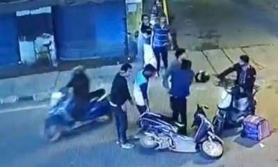 ರೋಡ್‌ ರೇಜ್‌, ಡೆಲಿವರಿ ಬಾಯ್‌ ಮೇಲೆ ಅಮಾನುಷ ಹಲ್ಲೆ‌, ವಿಡಿಯೋ ವೈರಲ್