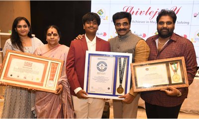 ರೂಬಿಕ್ಸ್ ಕ್ಯೂಬ್‌ನಲ್ಲಿ ರಾಕ್‌ಲೈನ್‌ ವೆಂಕಟೇಶ್‌ ಮೊಮ್ಮಗನ ವಿಶ್ವ ದಾಖಲೆ