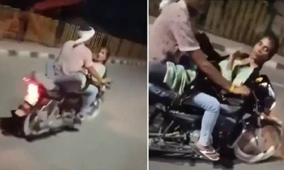 ಬೈಕ್‌ನಲ್ಲೇ ಜೋಡಿಯ ರೊಮ್ಯಾನ್ಸ್‌! ಶಾಕಿಂಗ್‌ ವಿಡಿಯೊ ವೈರಲ್‌