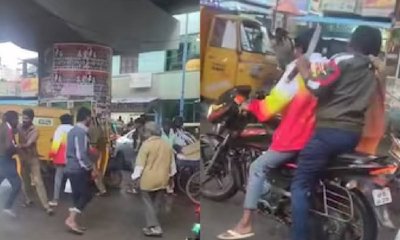 ಬೆಂಗಳೂರಿನ ರಸ್ತೆಯಲ್ಲಿ ಮಾರಕಾಸ್ತ್ರ ಝಳಪಿಸಿ ರೌಡಿಯ ದಾಂಧಲೆ, ಸ್ಥಳೀಯರ ಆತಂಕ