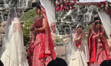 ಹಿಂದೂ ಸಂಪ್ರದಾಯದಂತೆ ಸಲಿಂಗಿ ಯುವತಿಯರ ವಿವಾಹ!