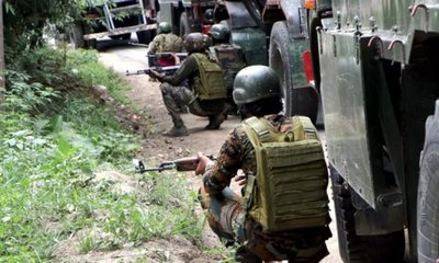 ಭದ್ರತಾ ಪಡೆ-ಭಯೋತ್ಪಾದಕರ ನಡುವೆ ಗುಂಡಿನ ಚಕಮಕಿ