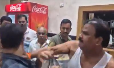 ಕ್ಯಾಂಟೀನ್ ಸಿಬ್ಬಂದಿಗೆ ಶಾಸಕನಿಂದ ಕಪಾಳಮೋಕ್ಷ! ವಿಡಿಯೊ ನೋಡಿ