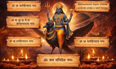 ಶನಿವಾರದಂದು ತಪ್ಪದೇ ಈ ಶನಿ ಮಂತ್ರಗಳನ್ನು ಪಠಿಸಿ