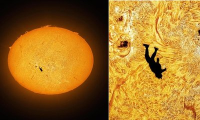 ಸೂರ್ಯನ ಮೂಲಕ ಸ್ಕೈಡೈವಿಂಗ್ ಮಾಡುವ ಫೋಟೋ ವೈರಲ್