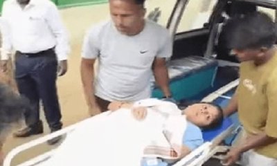 ಕಾಲು ಮುರಿದರೂ ಸ್ಟ್ರೆಚರ್‌ ಬೆಡ್‌ ಮೇಲೇ ಎ‌ಸ್ಸೆಸ್ಸೆಲ್ಸಿ ಪರೀಕ್ಷೆ ಬರೆದಳು!