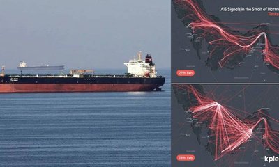 ಹಾರ್ಮುಜ್‌ ಕೊಲ್ಲಿಯಲ್ಲಿ ಡಿಜಿಟಲ್‌ ಬ್ಲಾಕೌಟ್‌, ನಿಂತೇಹೋದ ತೈಲ ನೌಕೆಗಳು!