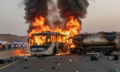 ಸೌದಿ ಬಸ್‌ ಅಪಘಾತ; ಕೂದಲೆಳೆ ಅಂತರದಲ್ಲಿ ಪಾರಾದ 8 ಮಂದಿ