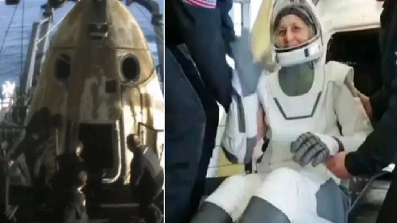 Sunita Williams: ಸುರಕ್ಷಿತವಾಗಿ ಭೂಮಿಗೆ ಮರಳಿದ ಸುನೀತಾ ವಿಲಿಯಮ್ಸ್