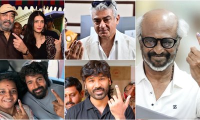 Photos: ತಮಿಳುನಾಡು ವಿಧಾನಸಭೆ ಚುನಾವಣೆ; ಮತ ಚಲಾಯಿಸಿದ ಸ್ಟಾರ್‌ಗಳು