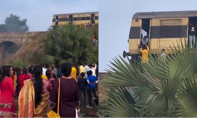 ದೇವರ ಪ್ರಸಾದ ಸ್ವೀಕರಿಸಲು ರೈಲು ನಿಲ್ಲಿಸಿದ ಲೋಕೋ ಪೈಲಟ್