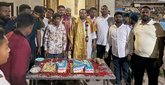 ಕೈವಾರದಲ್ಲಿ ವಿಜೃಂಭಿಸಿದ ಕಾಂಗ್ರೆಸ್ ಮುಖಂಡ ಅಬ್ದುಲ್ ಸಮದ್ ಜನ್ಮದಿನ