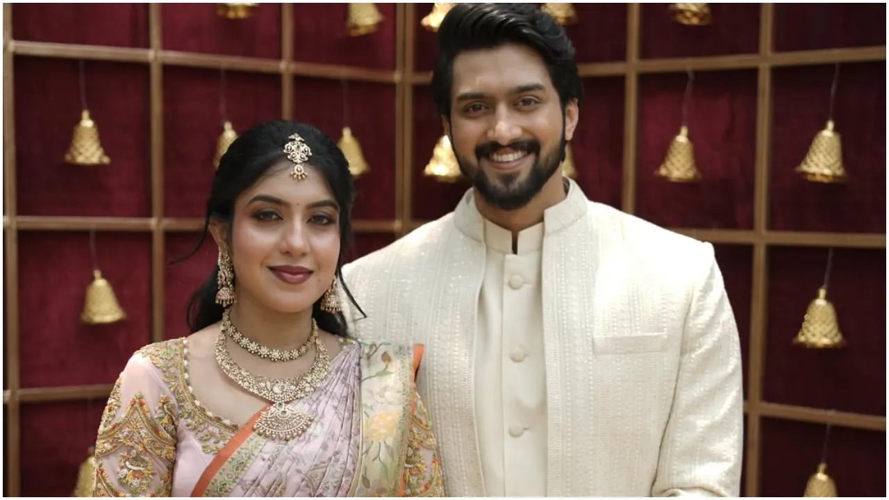 Photos: ಡಾಕ್ಟರ್‌ ಜೊತೆ ದಾಂಪತ್ಯ ಜೀವನಕ್ಕೆ ಕಾಲಿಡಲು ಸಜ್ಜಾದ ನಟ ನಿರಂಜನ್‌ ಸುಧೀಂದ್ರ; ಉಪೇಂದ್ರ ಕುಟುಂಬದಲ್ಲಿ ಮದುವೆ ಸಂಭ್ರಮ - Image 10