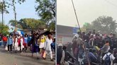ವಿಡಿಯೋ ವೈರಲ್: ಪಶ್ಚಿಮ ಬಂಗಾಳದಿಂದ ವಲಸಿಗರು ಪಲಾಯನ