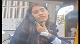 ಆಟೋ ಚಾಲಕನಿಗೆ ಚಪ್ಪಲಿಯಿಂದ ಹೊಡೆದ ಯುವತಿ