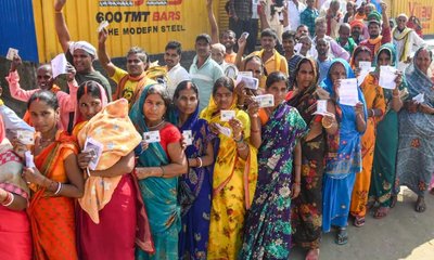 ಬಿಹಾರ: ಮೊದಲ ಹಂತದಲ್ಲಿ ಶೇ.  64.66ರಷ್ಟು ಮತದಾನ