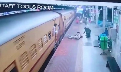 ಚಲಿಸುವ ರೈಲು ಹತ್ತಲು ಹೋದ ಮಹಿಳೆಯನ್ನು ರಕ್ಷಿಸಿದ ಆರ್‌ಪಿಎಫ್ ಸಿಬ್ಬಂದಿ