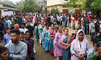 ಪುದುಚೇರಿ, ಅಸ್ಸಾಂನಲ್ಲಿ ಗರಿಷ್ಠ ಮತದಾನ