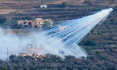 ಲೆಬನಾನ್‌ ಮೇಲೆ ಇಸ್ರೇಲ್‌ ಭೀಕರ ರಾಸಾಯನಿಕ ಬೆಂಕಿಯ ಮಳೆ, 400 ಸಾವು