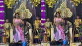 ರಾವಣ ವೇಷಧಾರಿಯ ಮಡಿಲಲ್ಲಿ ಕುಳಿತು ಯುವತಿಯ ಅಶ್ಲೀಲ ನೃತ್ಯ