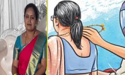 ಸರಗಳ್ಳರಿಂದ ಬಿಡಿಸಿಕೊಳ್ಳಲು ಹೋಗಿ ಬಿದ್ದು ಮಹಿಳೆ ಸಾವು