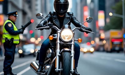 ಮಹಿಳಾ ಬೈಕರ್‌ನನ್ನು ನಿಲ್ಲಿಸಿದ ಪೊಲೀಸ್; ಮುಂದೇನಾಯ್ತು