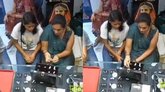 ಆಭರಣ ಅಂಗಡಿಯಲ್ಲಿ ಖತರ್ನಾಕ್ ಕಳ್ಳಿಯರ ಕೈಚಳಕ