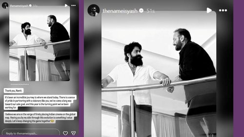 Yash, Namit Malhotra celebrate creative partnership in run up to Ramayana