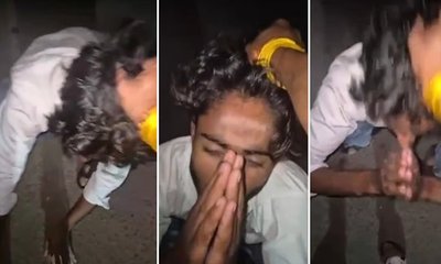 ಕೈಕಾಲು ಕಟ್ಟಿ ಮುಖಾಮೂತಿ ನೋಡ್ದೇ ಚಚ್ಚಿದ್ರು! ವಿಡಿಯೊ ನೋಡಿ