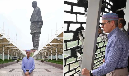 ಒಮರ್ ಅಬ್ದುಲ್ಲಾ ಗುಜರಾತ್ನ ಏಕತಾ ಪ್ರತಿಮೆಗೆ ಭೇಟಿ
