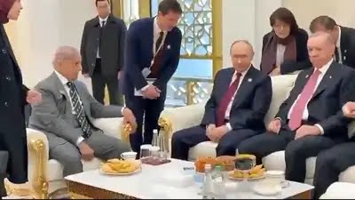 ಪುಟಿನ್‌ಗಾಗಿ 40 ನಿಮಿಷ ಕಾದ ಪಾಕ್ ಪ್ರಧಾನಿ ಷರೀಫ್‌