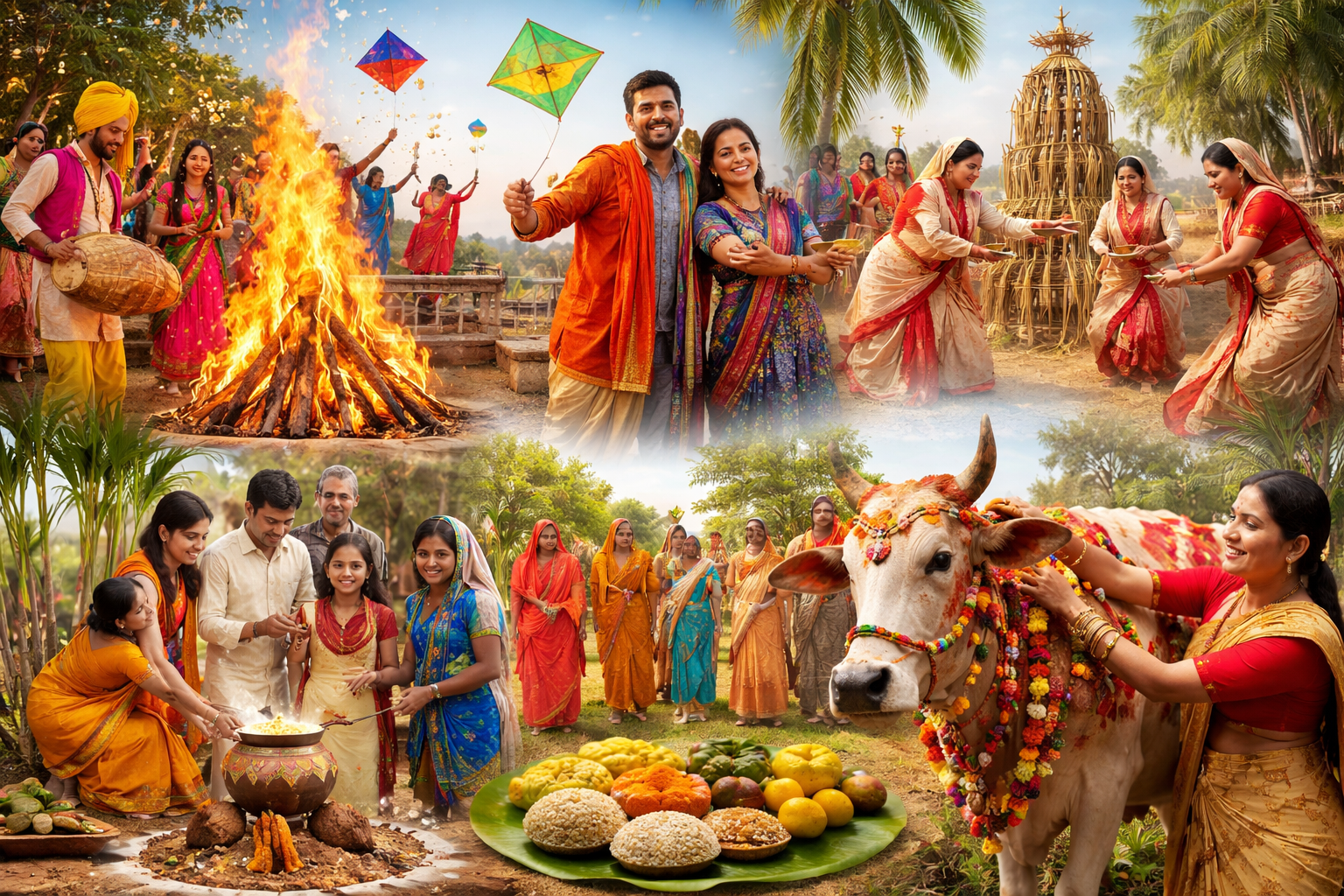 ಭಾರತದ ಈ ರಾಜ್ಯಗಳಲ್ಲಿ ಮಕರ ಸಂಕ್ರಾಂತಿ ಆಚರಣೆಯೇ ವಿಭಿನ್ನ!