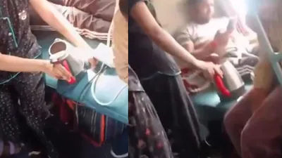 ರೈಲಿನಲ್ಲಿ ಕೆಟಲ್ ಬಳಸಿ ಚಹಾ: ನೆಟ್ಟಿಗರ ಕಿಡಿ