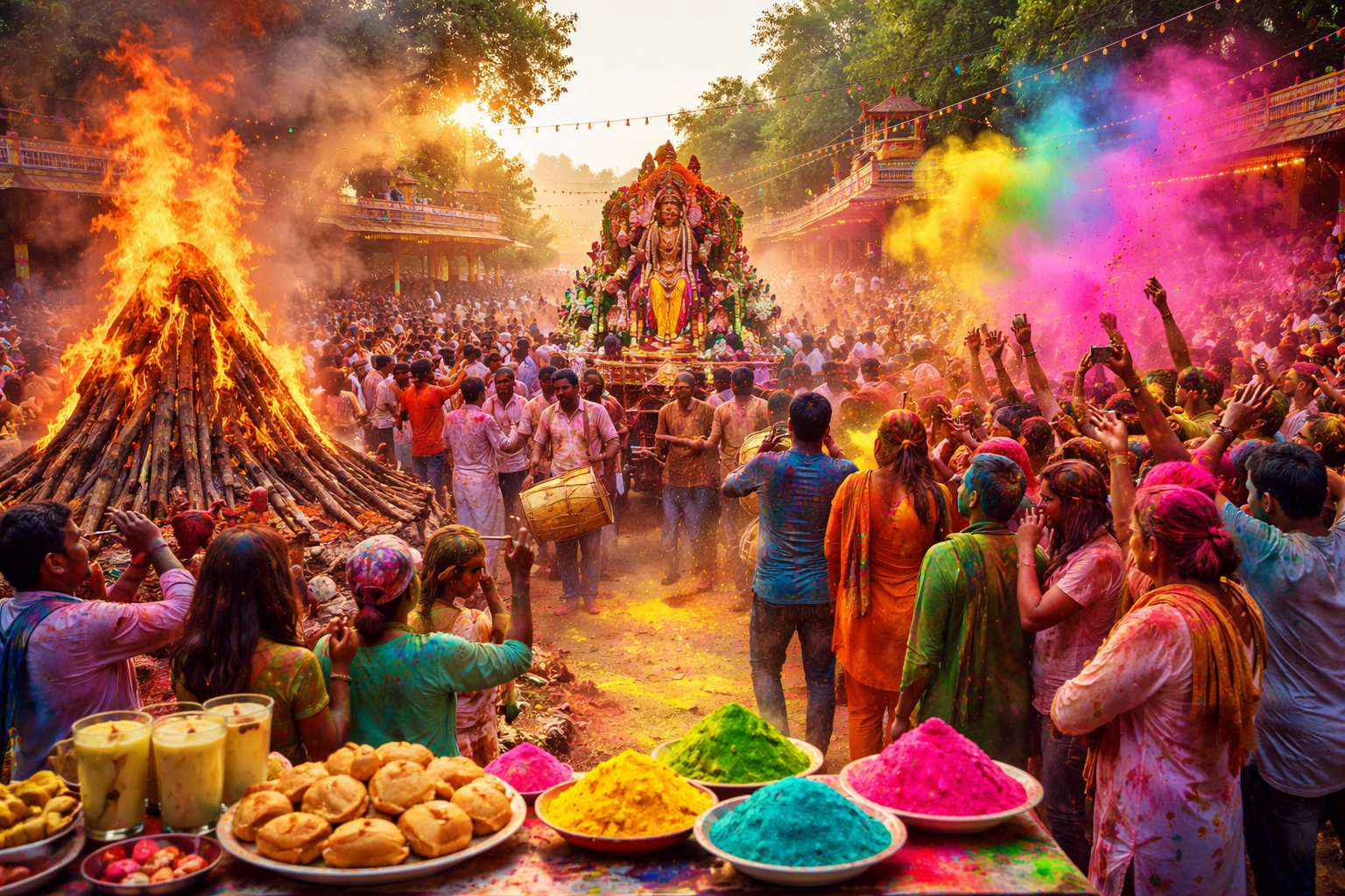 ಒಳಿತಿನ ಜಯದ ಸಂಕೇತವೇ ಹೋಳಿ ಹಬ್ಬ, ಓಕುಳಿಯಾಟದಿಂದ ಸಂತಸ