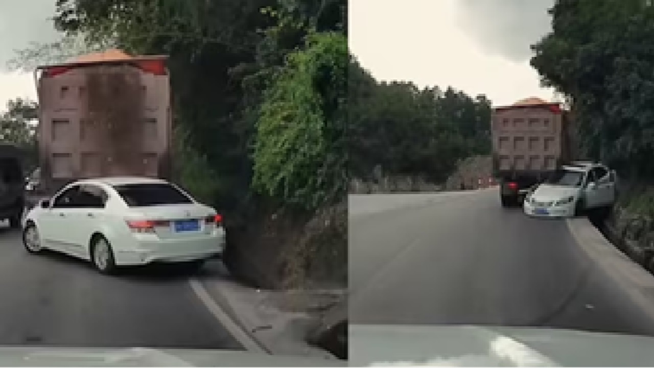 ಏಕಾಏಕಿ ರಿವರ್ಸ್ ತೆಗೆದ ಟ್ರಕ್- ನಡೀತು ಘನಘೋರ ಘಟನೆ!