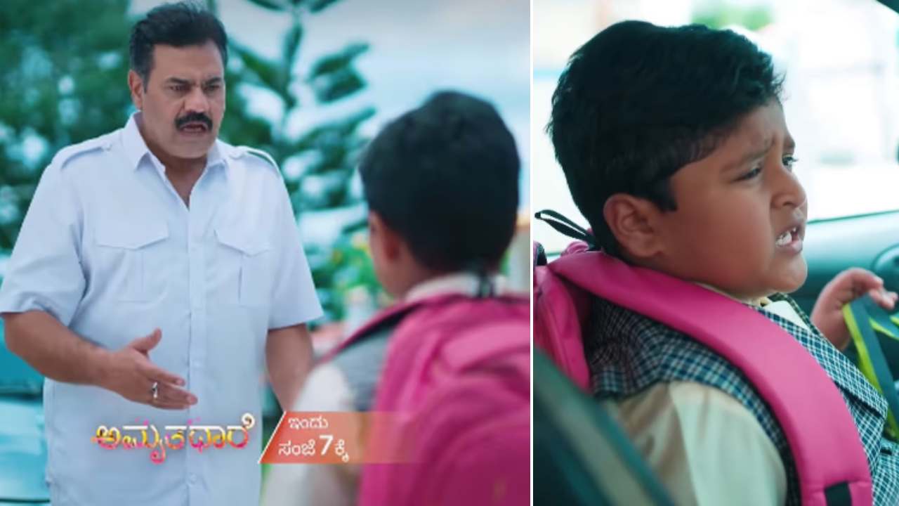 ಅಮೃತಧಾರೆಯಲ್ಲಿ ಮತ್ತೊಂದು ಟ್ವಿಸ್ಟ್: ಮುಖಾಮುಖಿಯಾದರು ಅಪ್ಪ-ಮಗ