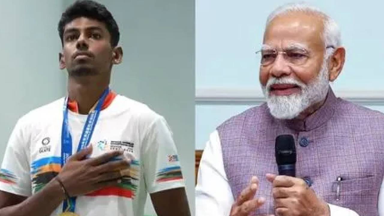 ಸ್ಪೀಡ್ ಸ್ಕೇಟಿಂಗ್; ಚಿನ್ನ ಗೆದ್ದ ಆನಂದ್‌ಕುಮಾರ್‌ಗೆ ಮೋದಿ ಅಭಿನಂದನೆ