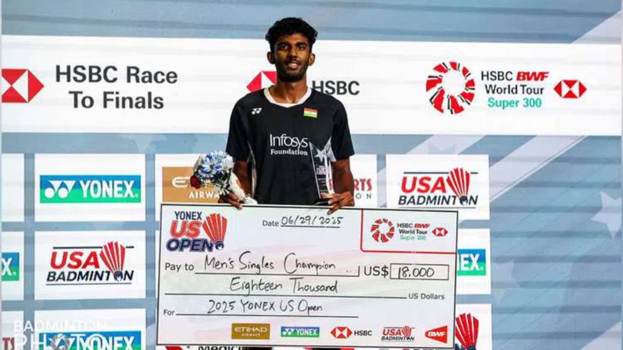 ಚೊಚ್ಚಲ ಬಿಡಬ್ಲ್ಯೂಎಫ್ ಪ್ರಶಸ್ತಿ ಗೆದ್ದ ಆಯುಷ್; ತನ್ವಿ ರನ್ನರ್ ಅಪ್