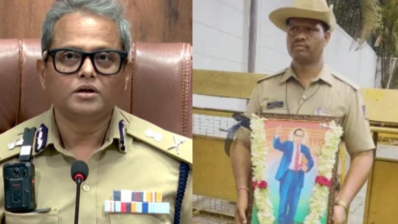 ಪೊಲೀಸ್ ಆಯುಕ್ತ ಬಿ.ದಯಾನಂದ್ ಅಮಾನತು ಖಂಡಿಸಿ ಕಾನ್ಸ್ಟೇಬಲ್ ಪ್ರತಿಭಟನೆ
