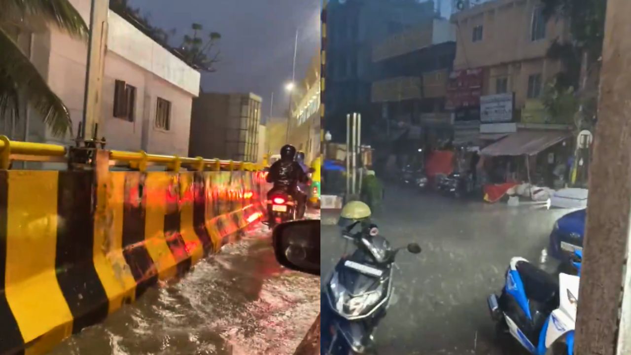 Bengaluru Rains: ರಾಜಧಾನಿ ಬೆಂಗಳೂರಲ್ಲಿ ಮಳೆ ಆರ್ಭಟ; ಪ್ರಮುಖ ರಸ್ತೆಗಳು ಜಲಾವೃತ, ಭಾರಿ ಸಂಚಾರ ದಟ್ಟಣೆ!