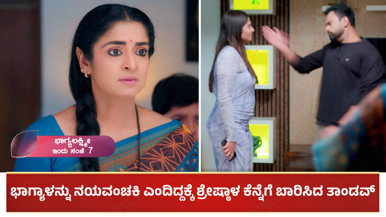 ಭಾಗ್ಯಾಳನ್ನು ನಯವಂಚಕಿ ಎಂದಿದ್ದಕ್ಕೆ ಶ್ರೇಷ್ಠಾಳ ಕೆನ್ನೆಗೆ ಬಾರಿಸಿದ ತಾಂಡವ್