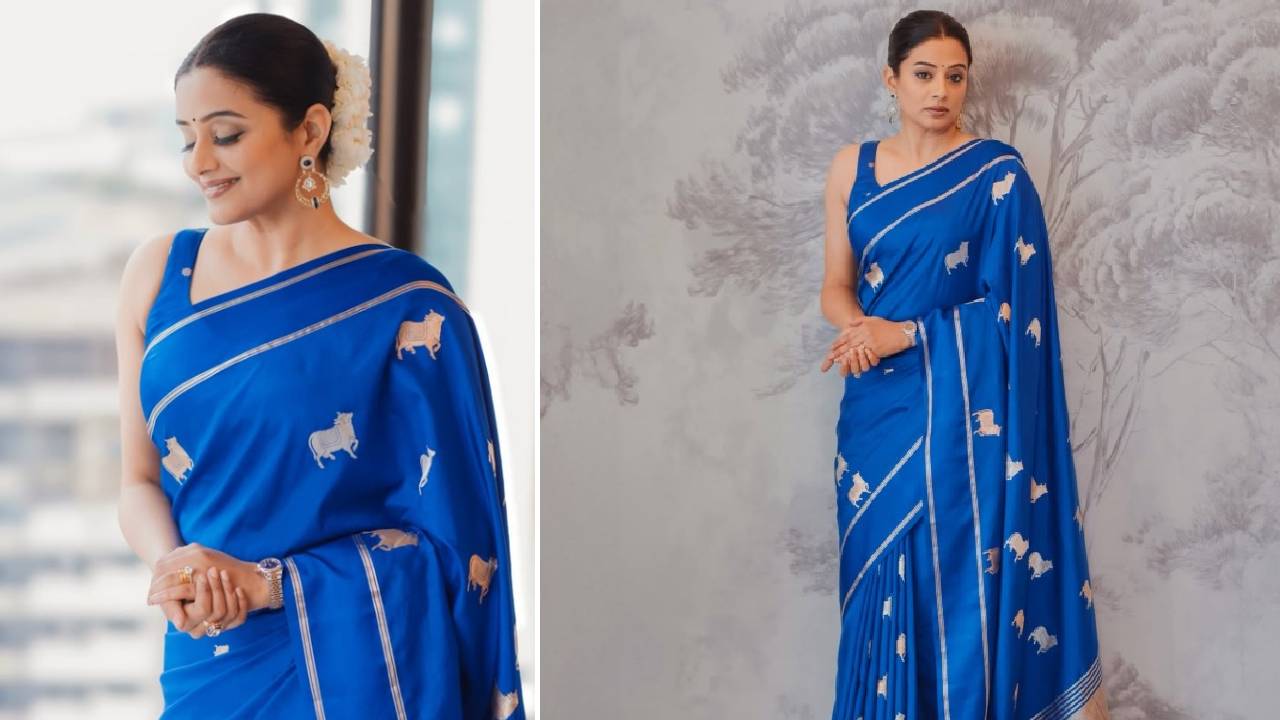 Star Saree Fashion 2025: ನೀಲಿ ಸಿಲ್ಕ್‌ ಸೀರೆಯಲ್ಲಿ ಪ್ರಿಯಾಮಣಿಯಂತೆ ಕಾಣಿಸಲು ಇಲ್ಲಿವೆ 5 ಟಿಪ್ಸ್ - Image 1